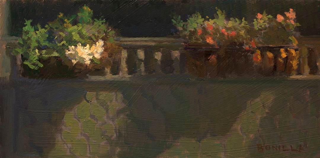 Study for "After the Drop Off" by Raymond Bonilla - Abend Gallery - Raymond Bonilla
