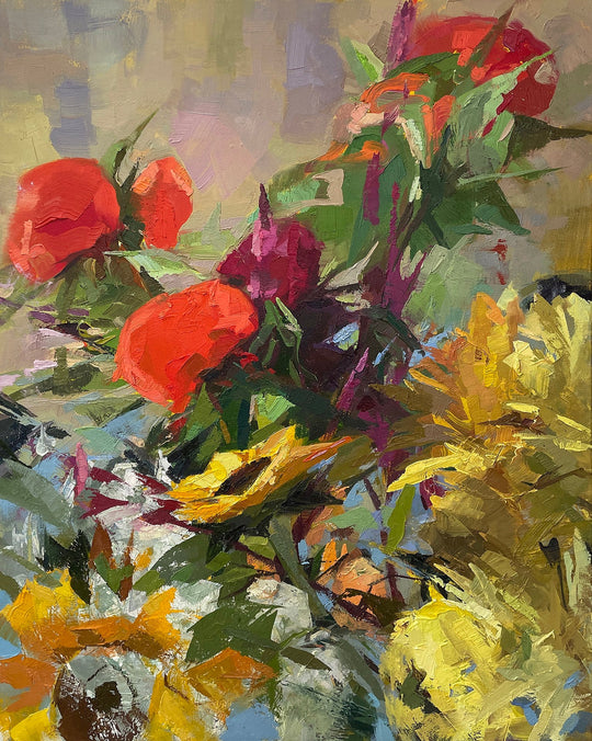 Sunflowers II by Yana Beylinson - Abend Gallery - Yana Beylinson