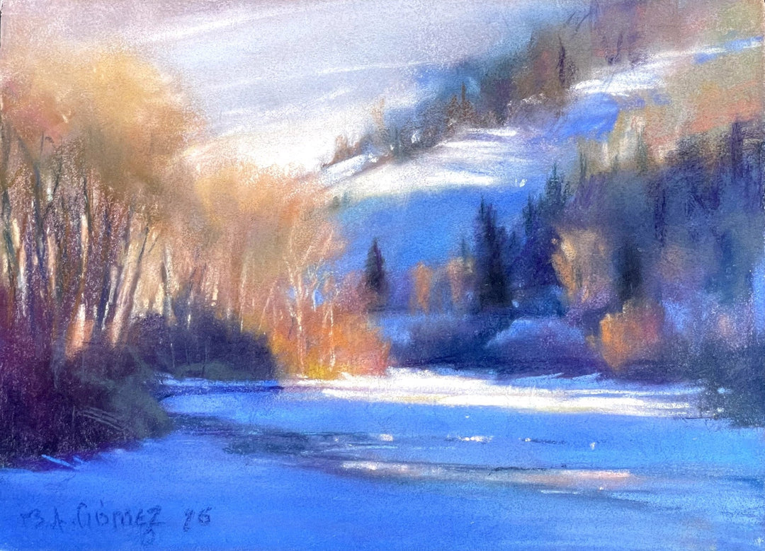 Taylor River, Almont by Bruce A Gómez - Abend Gallery - Bruce A Gómez