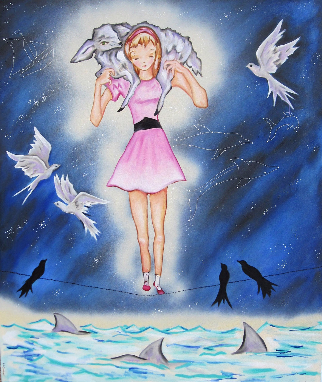 The Cautious Guardian by Louis Recchia - Abend Gallery - Louis Recchia