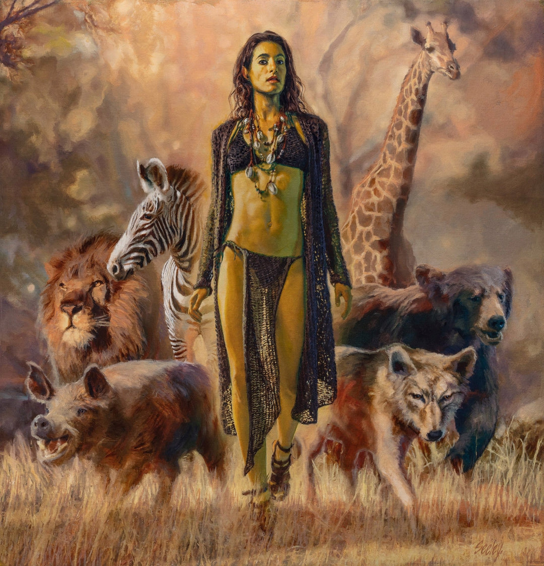 The Goddess Animalia by Dave Seeley - Abend Gallery - Dave Seeley