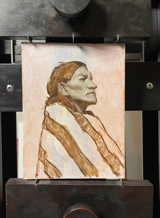 The Old One by Mark Bradley Schwartz - Abend Gallery - Mark Bradley Schwartz