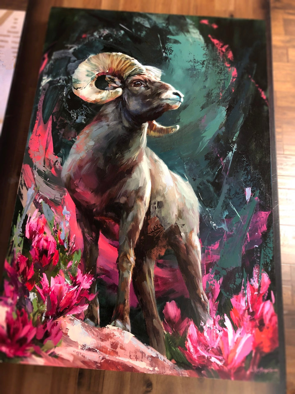 The Rocky Mountain Bighorn Sheep by Lindsey Kustusch - Abend Gallery - Lindsey Kustusch