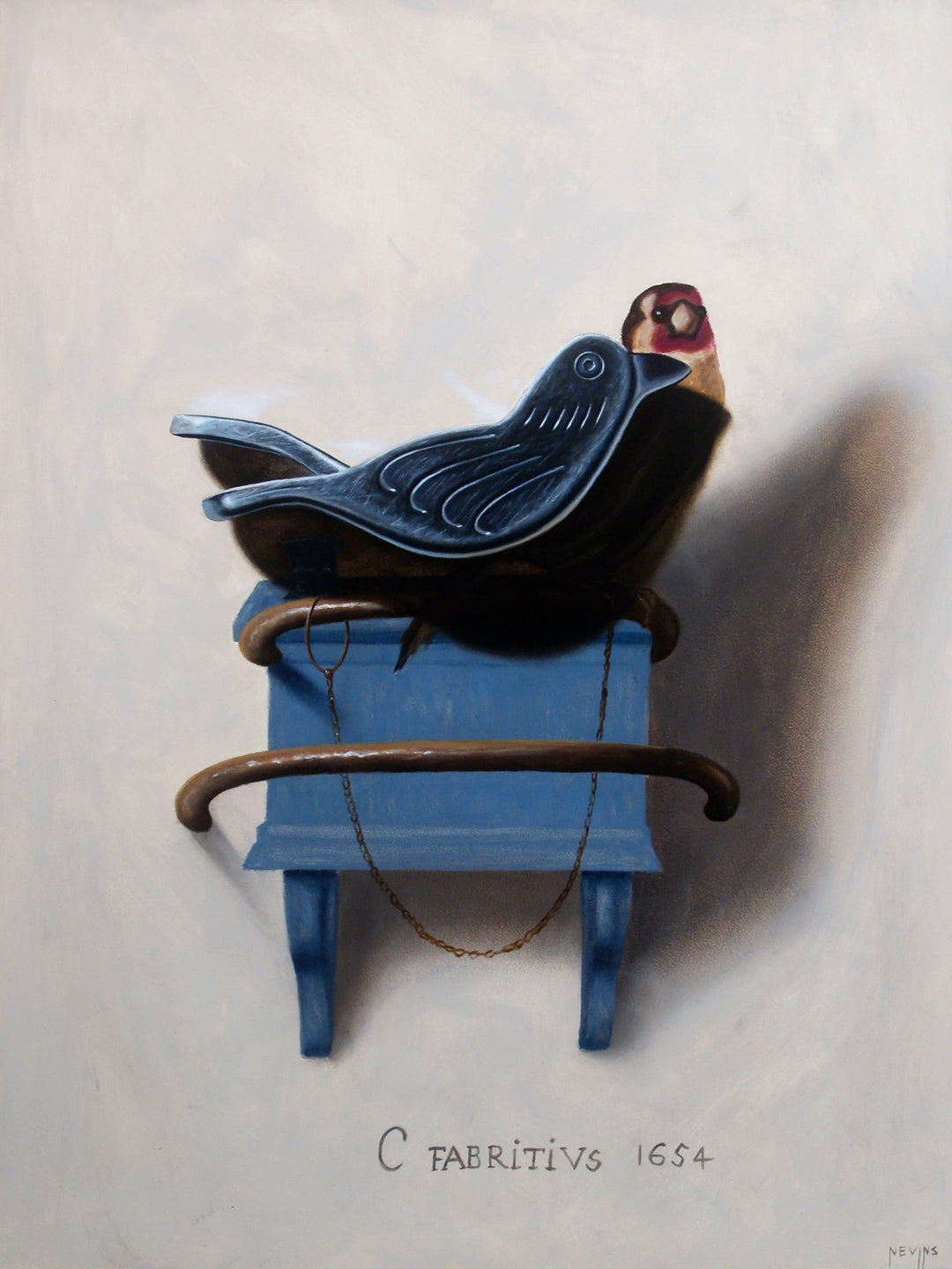 The Silver Finch by Patrick Nevins - Abend Gallery - Patrick Nevins