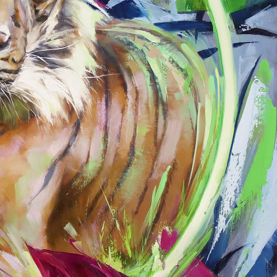 The Sumatran Tiger by Lindsey Kustusch - Abend Gallery - Lindsey Kustusch