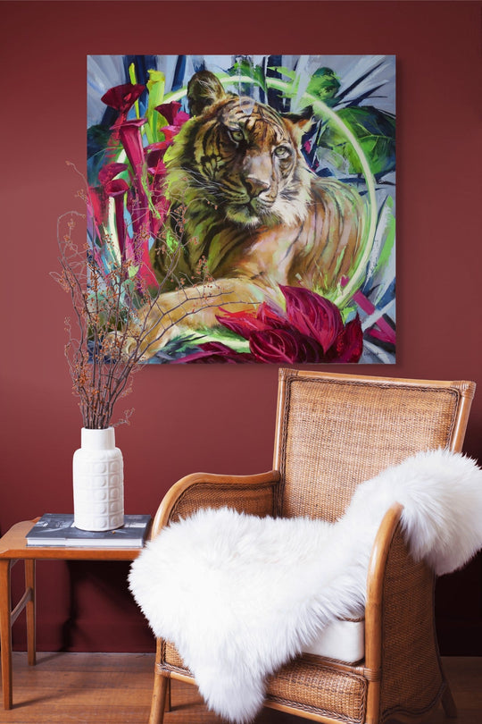 The Sumatran Tiger by Lindsey Kustusch - Abend Gallery - Lindsey Kustusch