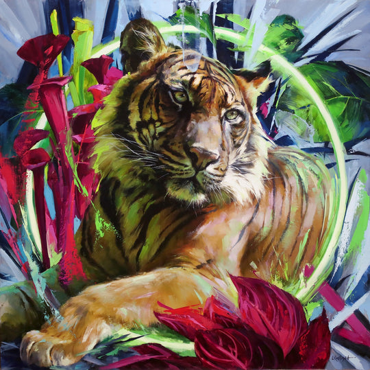 The Sumatran Tiger by Lindsey Kustusch - Abend Gallery - Lindsey Kustusch