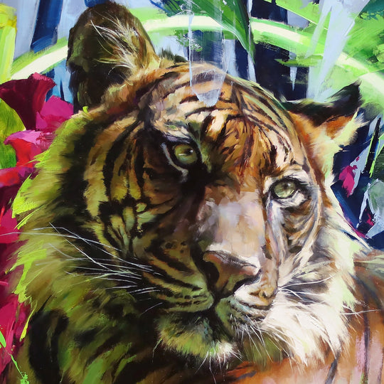 The Sumatran Tiger by Lindsey Kustusch - Abend Gallery - Lindsey Kustusch