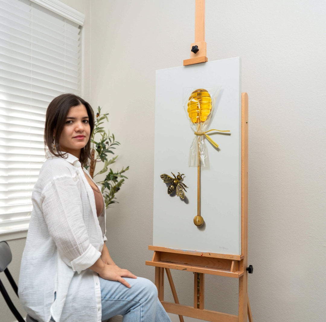 The Sweet Taste of Honey by Karina Rodríguez - Abend Gallery - Karina Rodríguez