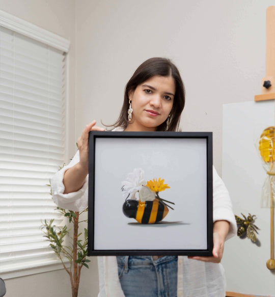 The Tireless Bee by Karina Rodríguez - Abend Gallery - Karina Rodríguez