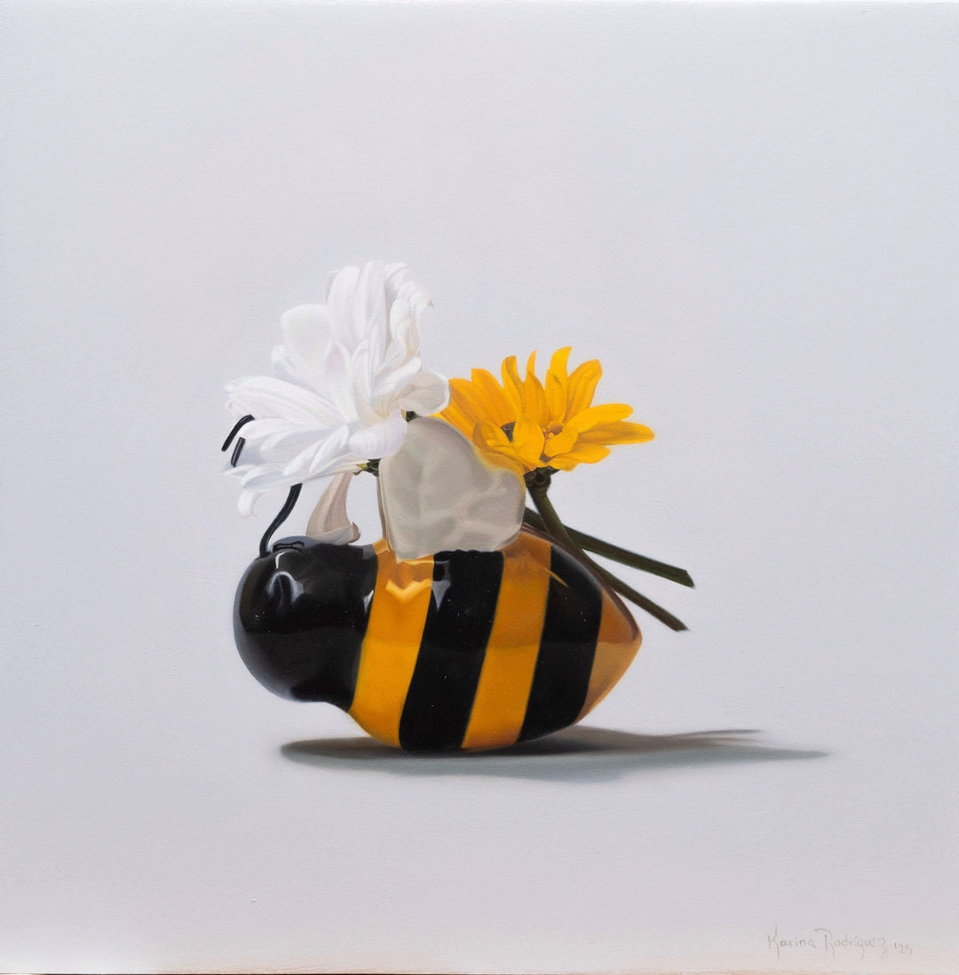 The Tireless Bee by Karina Rodríguez - Abend Gallery - Karina Rodríguez