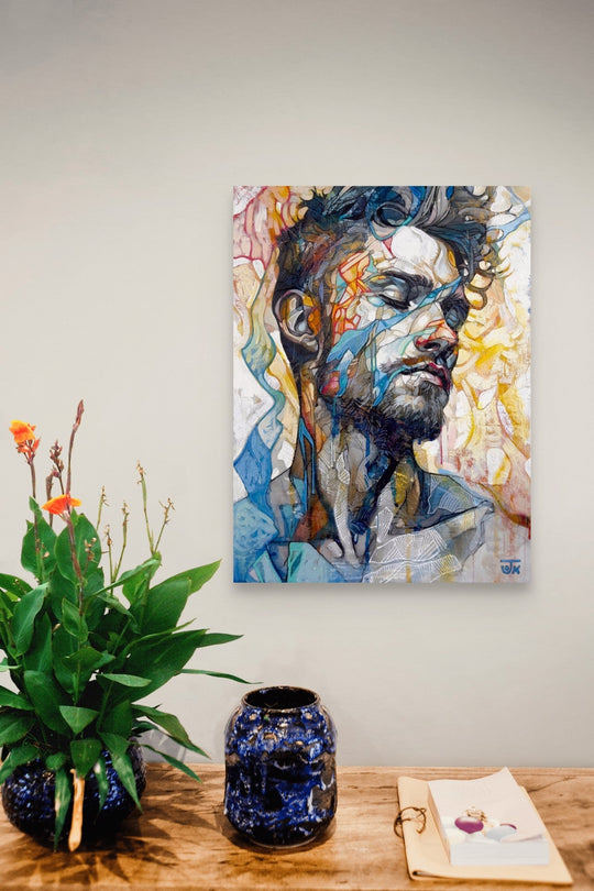 The Veil of Now by Jon Wassom - Abend Gallery - Jon Wassom