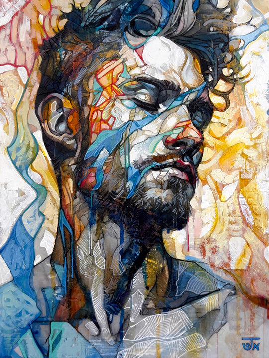 The Veil of Now by Jon Wassom - Abend Gallery - Jon Wassom