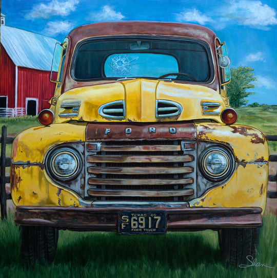 The Workhorse (Ford F-Series Truck) by Shan Fannin - Abend Gallery - Shan Fannin