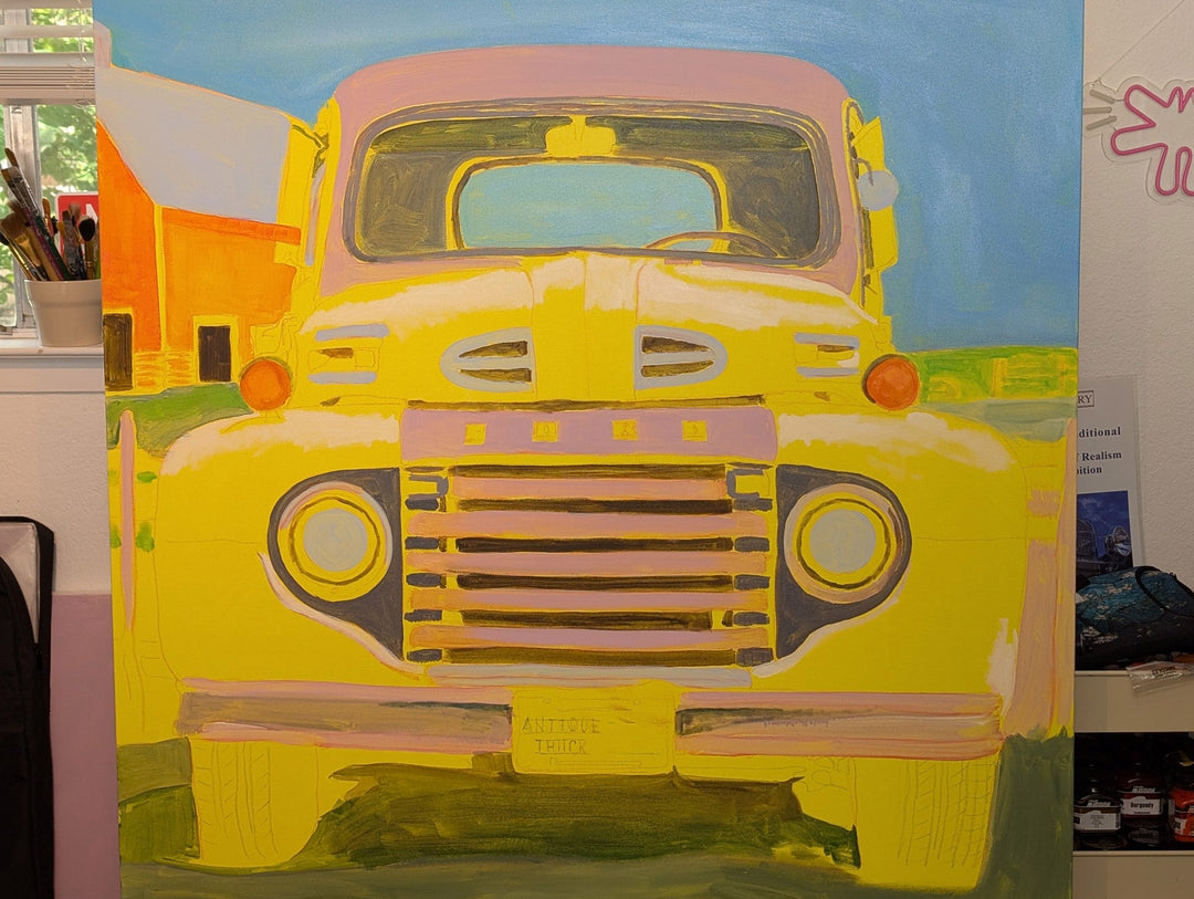 The Workhorse (Ford F-Series Truck) by Shan Fannin - Abend Gallery - Shan Fannin
