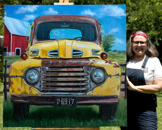 The Workhorse (Ford F-Series Truck) by Shan Fannin - Abend Gallery - Shan Fannin