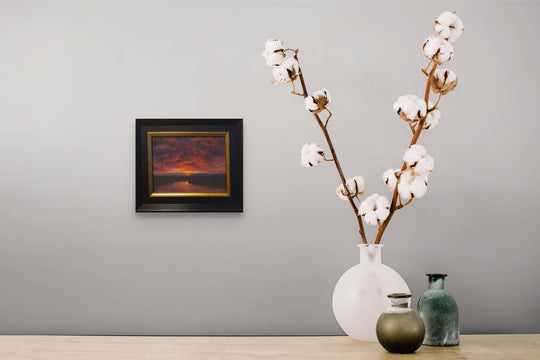 Twilight Over a Mountain Lake by Devin Michael Roberts - Abend Gallery - Devin Michael Roberts