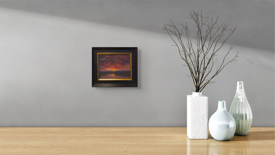 Twilight Over a Mountain Lake by Devin Michael Roberts - Abend Gallery - Devin Michael Roberts