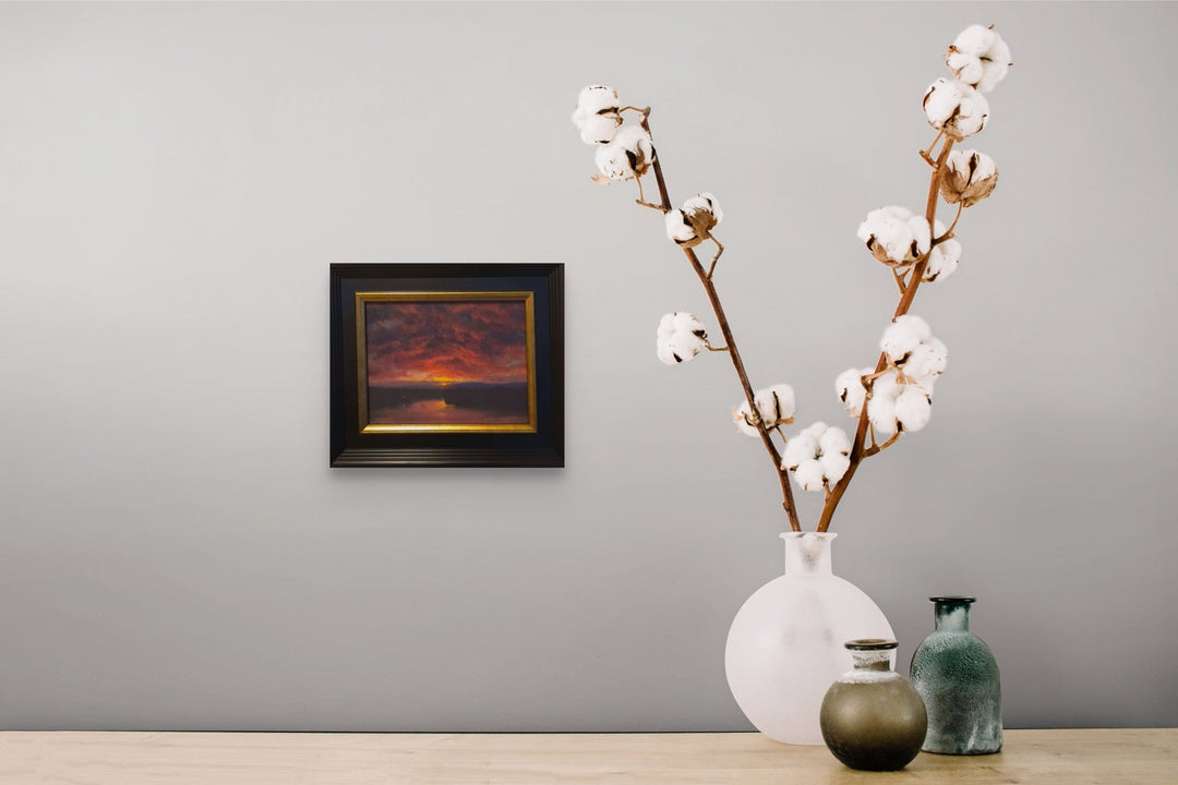 Twilight Over a Mountain Lake by Devin Michael Roberts - Abend Gallery - Devin Michael Roberts