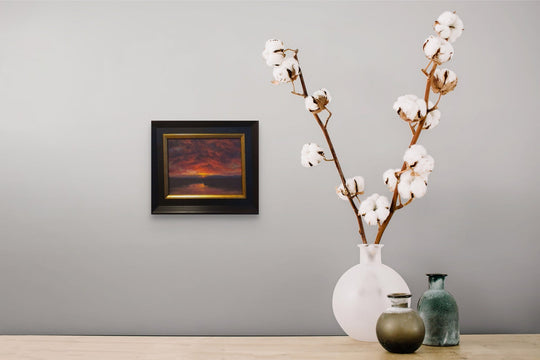 Twilight Over a Mountain Lake by Devin Michael Roberts - Abend Gallery - Devin Michael Roberts