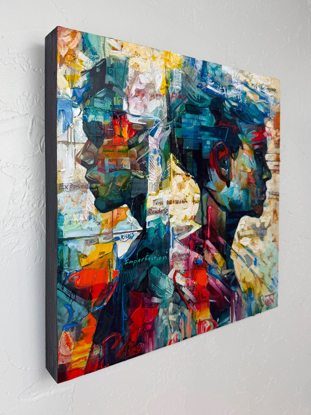 Two Worlds Apart by Jon Wassom - Abend Gallery - Jon Wassom