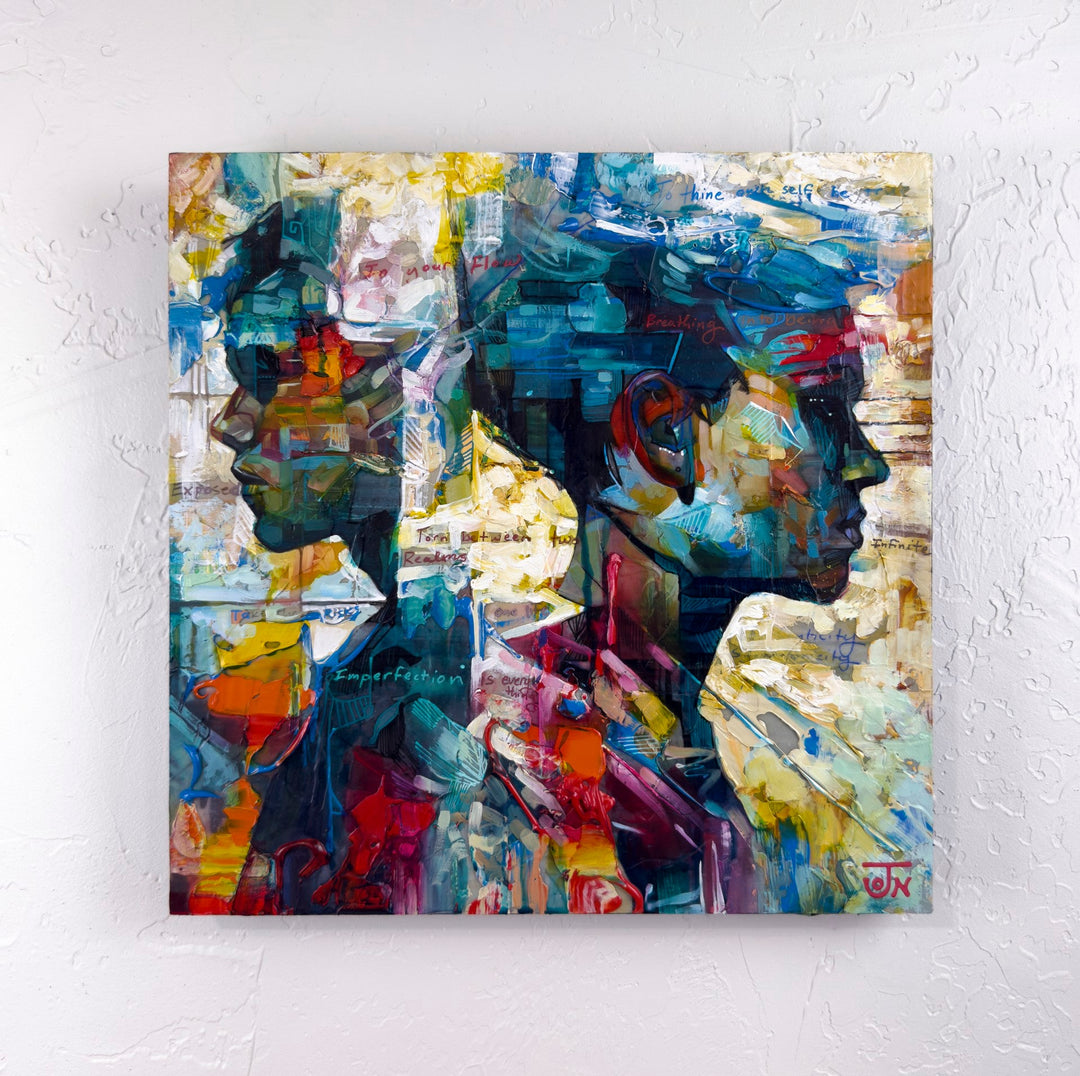 Two Worlds Apart by Jon Wassom - Abend Gallery - Jon Wassom