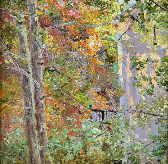 View from the Upstairs Window by Sheri Farabaugh - Abend Gallery - Sheri Farabaugh
