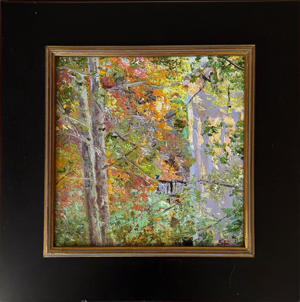 View from the Upstairs Window by Sheri Farabaugh - Abend Gallery - Sheri Farabaugh
