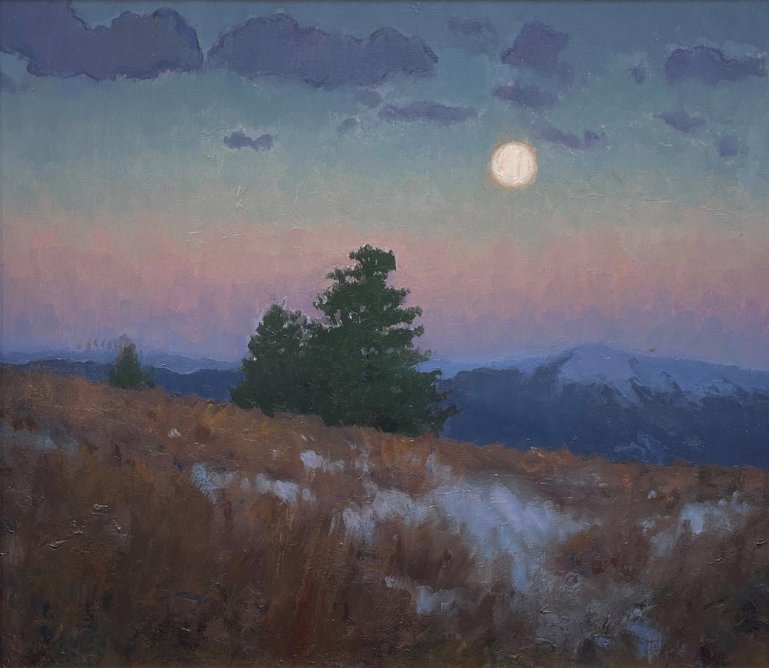 Winter Moon by Devin Michael Roberts - Abend Gallery - Devin Michael Roberts