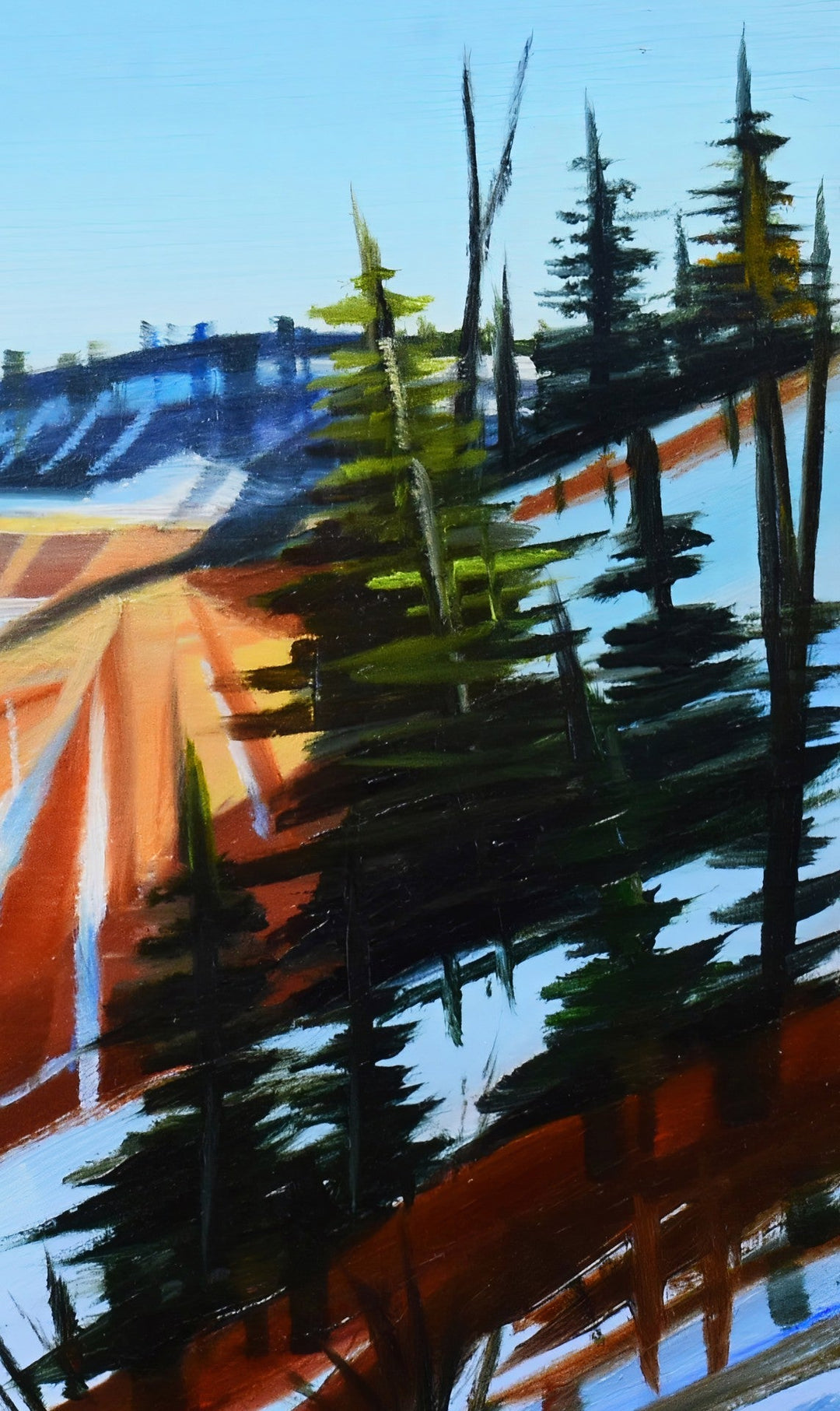 Winter Upon the Canyon by Michelle Condrat - Abend Gallery - Michelle Condrat
