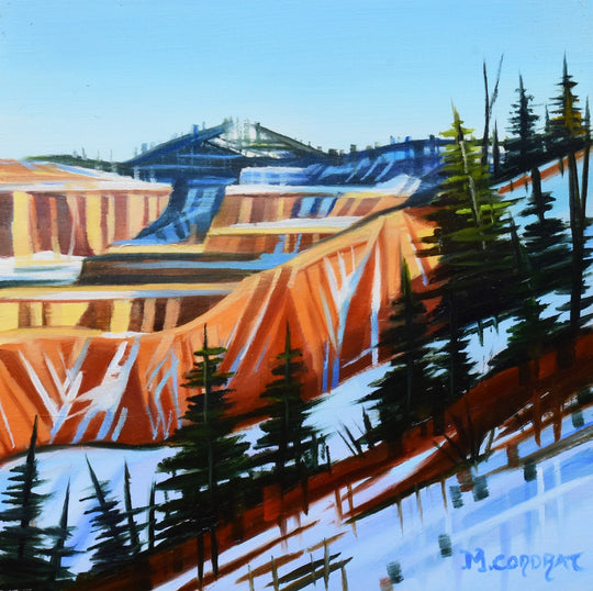 Winter Upon the Canyon by Michelle Condrat - Abend Gallery - Michelle Condrat