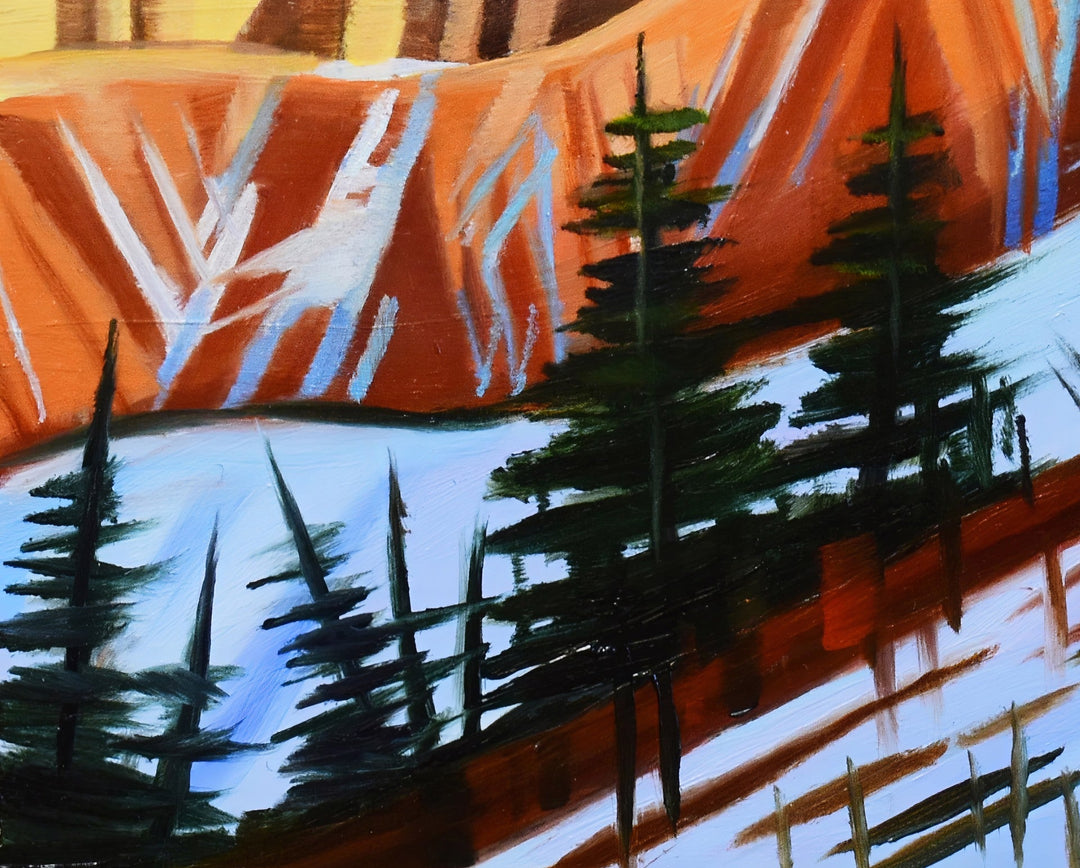 Winter Upon the Canyon by Michelle Condrat - Abend Gallery - Michelle Condrat