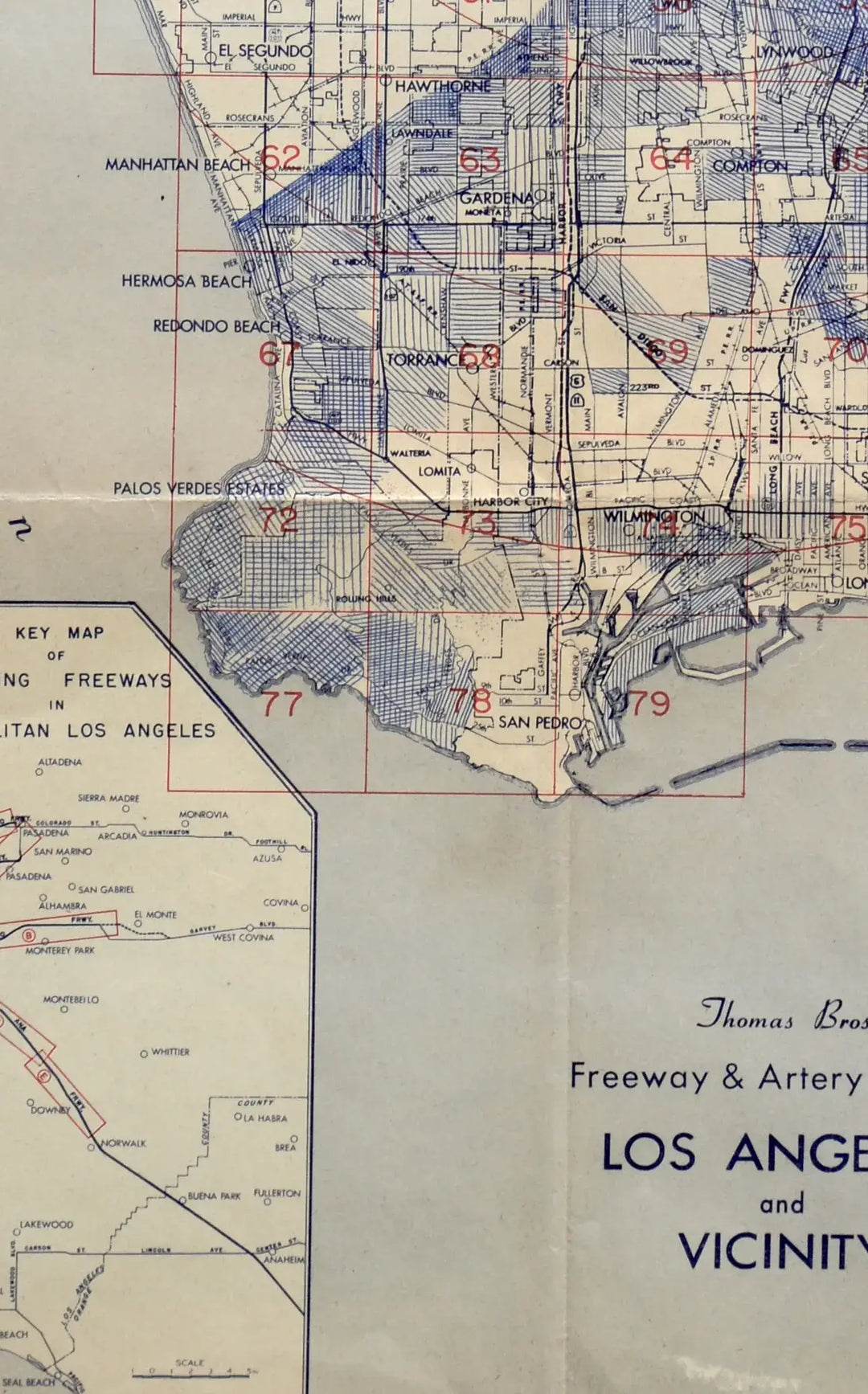 An old map of Los Angeles by Ed Fairburn | "Los Angeles I".