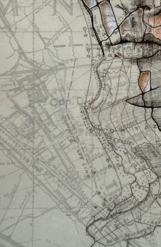 Ed Fairburn | "Western Front Cutout I" - Abend Gallery - Ed Fairburn