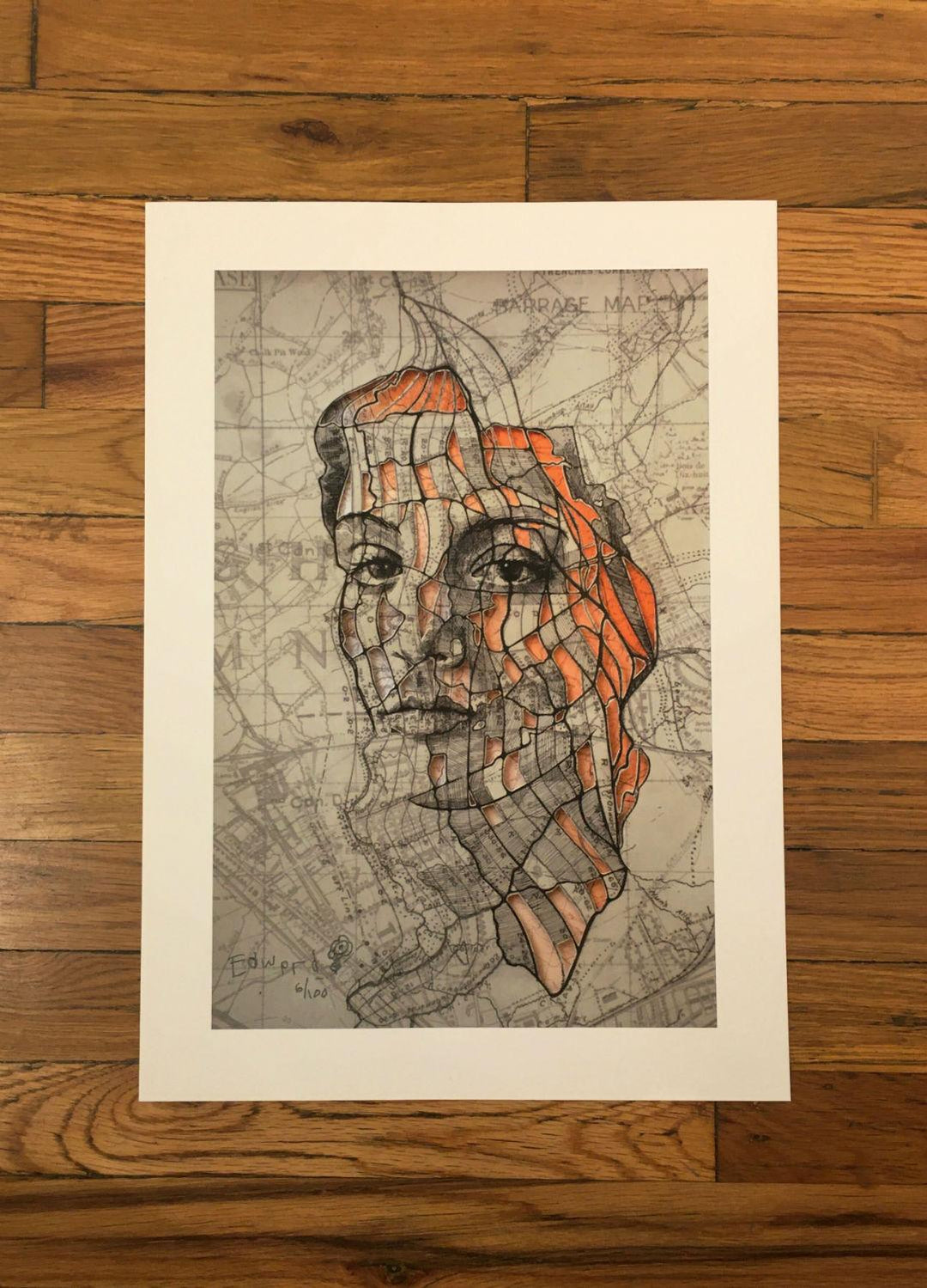 Ed Fairburn | "Western Front Cutout I" - Abend Gallery - Ed Fairburn