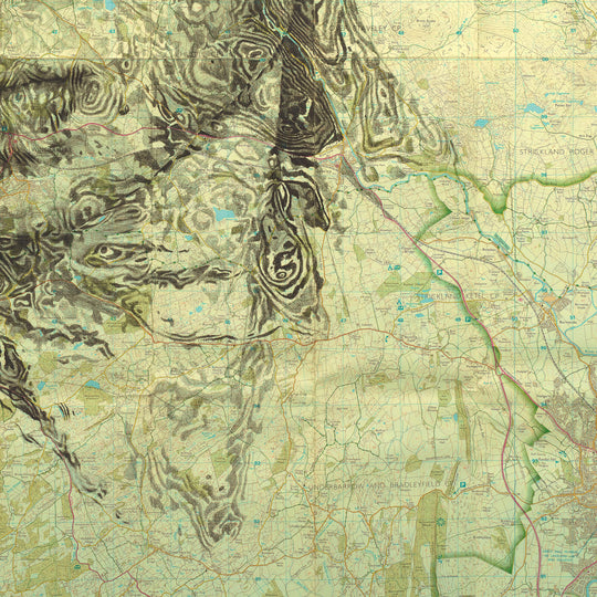 A map with Ed Fairburn's "Windermere" on it.