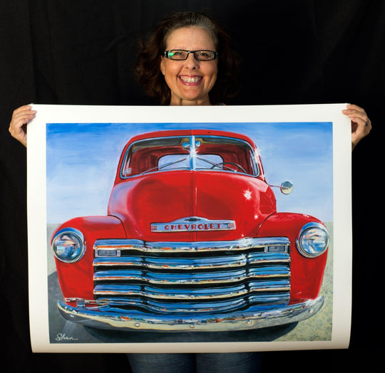 Shan Fannin | "1951 Chevrolet Truck" | 28 x 34" - Abend Gallery - Shan Fannin