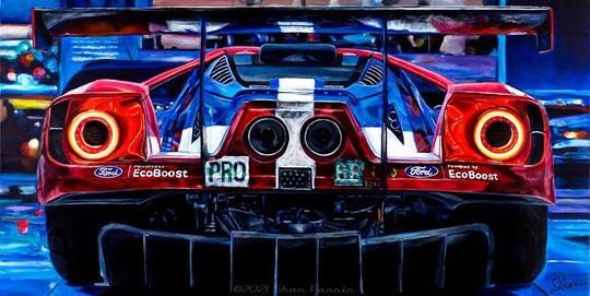 Shan Fannin | "2016 Ford GT 68" | 22 x 40" - Abend Gallery - Shan Fannin