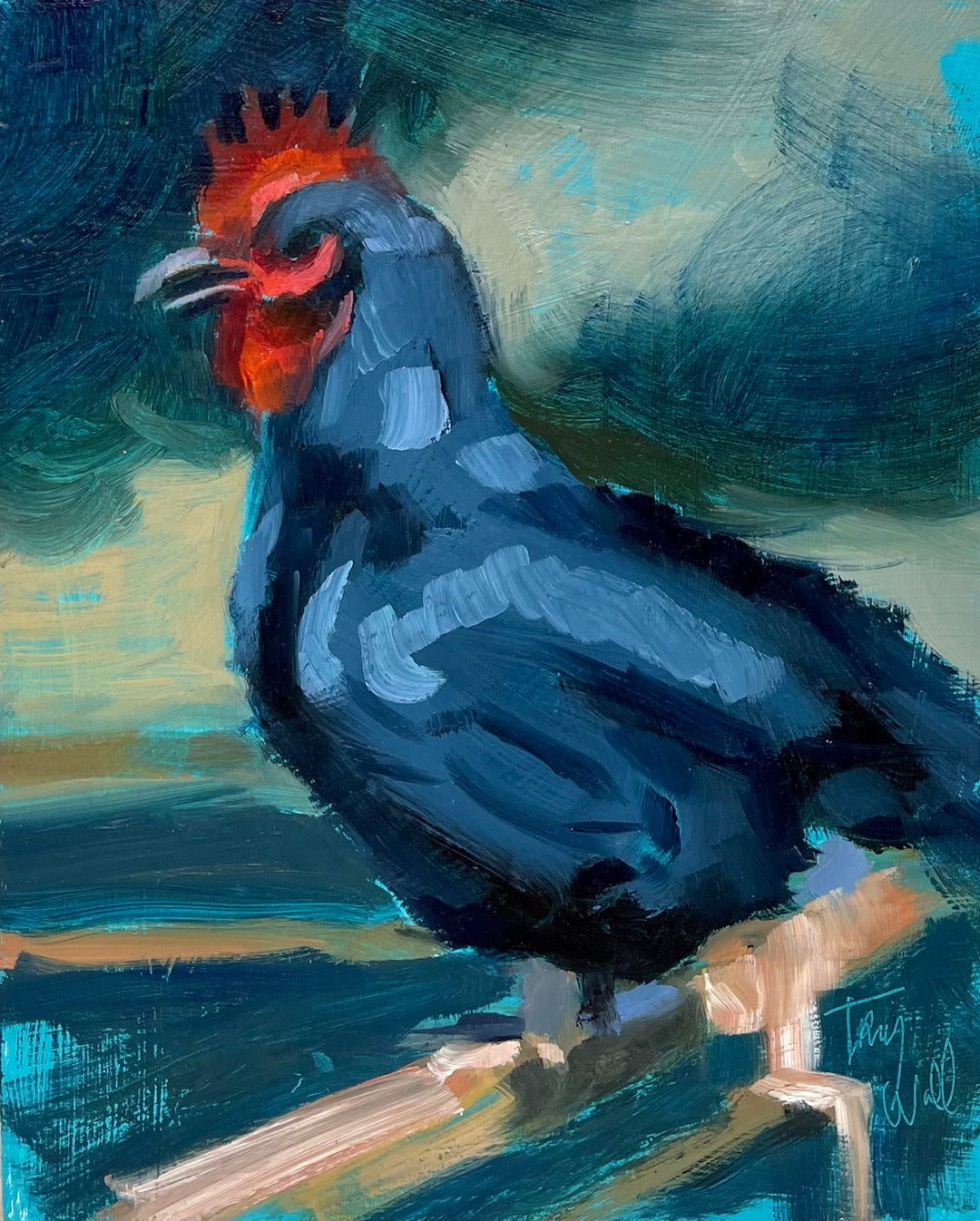 Tracy Wall - "Luna's Spotlight" - Abend Gallery - Tracy Wall